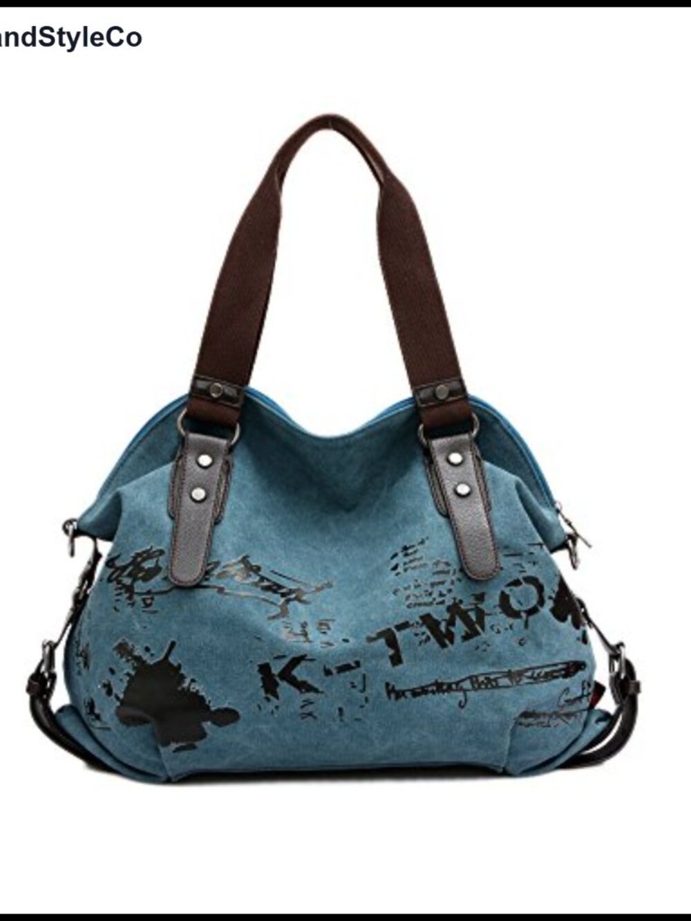 Vintage Canvas Hobo Handbag Tote Shoulder Bag Women Casual Daily Purse